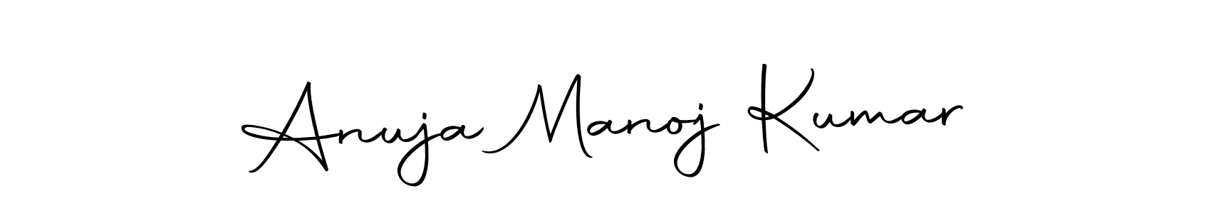 Make a beautiful signature design for name Anuja Manoj Kumar. With this signature (Autography-DOLnW) style, you can create a handwritten signature for free. Anuja Manoj Kumar signature style 10 images and pictures png