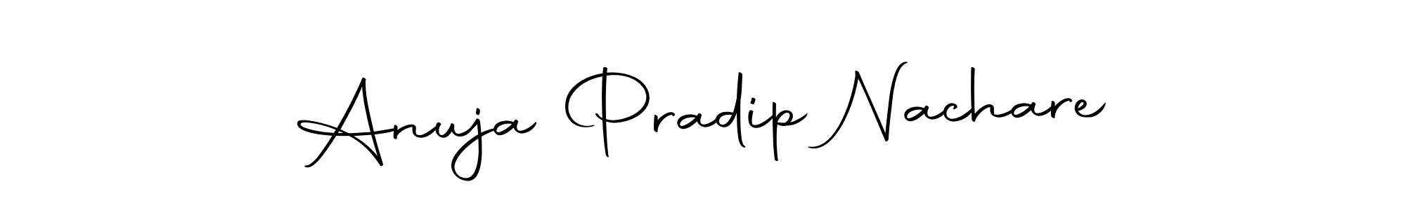 How to make Anuja Pradip Nachare signature? Autography-DOLnW is a professional autograph style. Create handwritten signature for Anuja Pradip Nachare name. Anuja Pradip Nachare signature style 10 images and pictures png