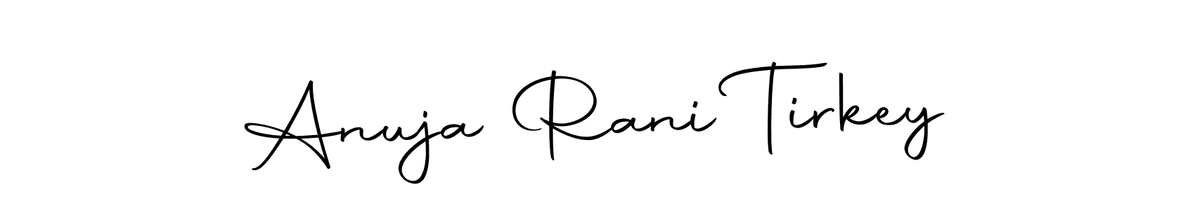 Autography-DOLnW is a professional signature style that is perfect for those who want to add a touch of class to their signature. It is also a great choice for those who want to make their signature more unique. Get Anuja Rani Tirkey name to fancy signature for free. Anuja Rani Tirkey signature style 10 images and pictures png