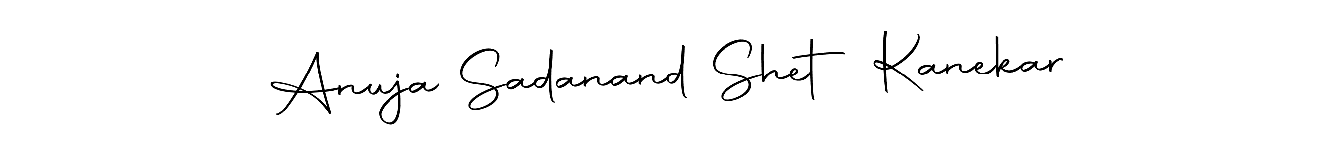 if you are searching for the best signature style for your name Anuja Sadanand Shet Kanekar. so please give up your signature search. here we have designed multiple signature styles  using Autography-DOLnW. Anuja Sadanand Shet Kanekar signature style 10 images and pictures png