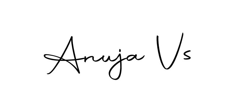 The best way (Autography-DOLnW) to make a short signature is to pick only two or three words in your name. The name Anuja Vs include a total of six letters. For converting this name. Anuja Vs signature style 10 images and pictures png