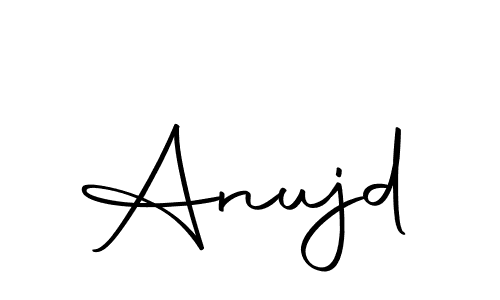 Design your own signature with our free online signature maker. With this signature software, you can create a handwritten (Autography-DOLnW) signature for name Anujd. Anujd signature style 10 images and pictures png