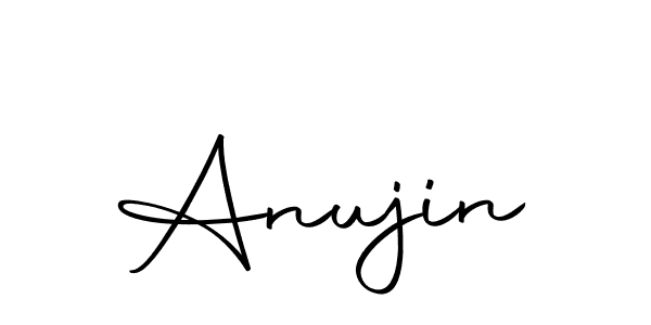 Use a signature maker to create a handwritten signature online. With this signature software, you can design (Autography-DOLnW) your own signature for name Anujin. Anujin signature style 10 images and pictures png