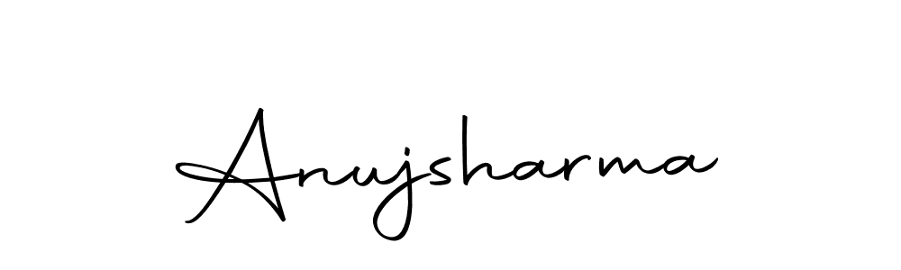Create a beautiful signature design for name Anujsharma. With this signature (Autography-DOLnW) fonts, you can make a handwritten signature for free. Anujsharma signature style 10 images and pictures png