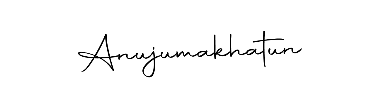 Create a beautiful signature design for name Anujumakhatun. With this signature (Autography-DOLnW) fonts, you can make a handwritten signature for free. Anujumakhatun signature style 10 images and pictures png