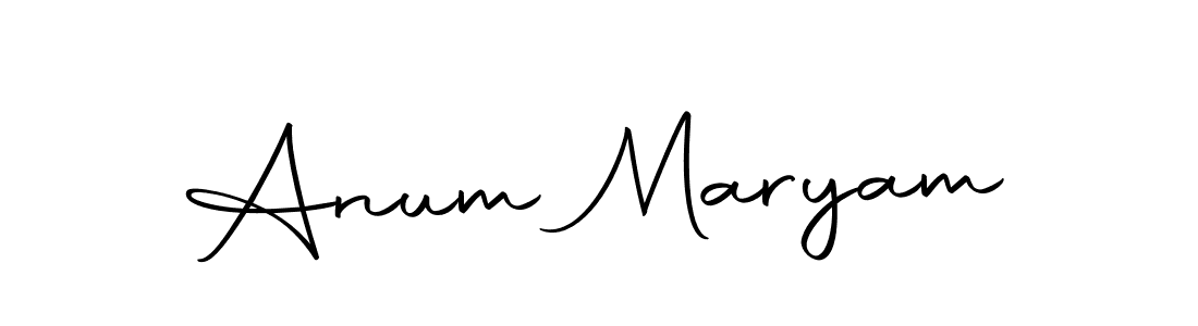 How to make Anum Maryam name signature. Use Autography-DOLnW style for creating short signs online. This is the latest handwritten sign. Anum Maryam signature style 10 images and pictures png
