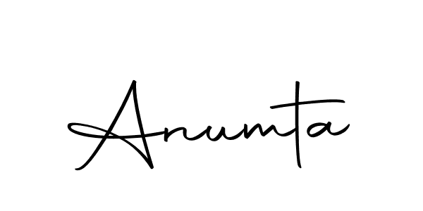 Create a beautiful signature design for name Anumta. With this signature (Autography-DOLnW) fonts, you can make a handwritten signature for free. Anumta signature style 10 images and pictures png