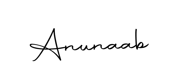 Create a beautiful signature design for name Anunaab. With this signature (Autography-DOLnW) fonts, you can make a handwritten signature for free. Anunaab signature style 10 images and pictures png