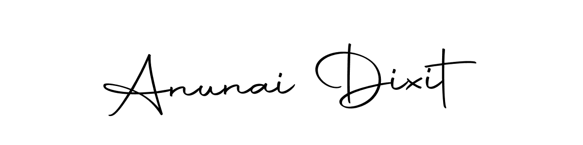 Make a beautiful signature design for name Anunai Dixit. With this signature (Autography-DOLnW) style, you can create a handwritten signature for free. Anunai Dixit signature style 10 images and pictures png