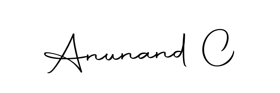 You can use this online signature creator to create a handwritten signature for the name Anunand C. This is the best online autograph maker. Anunand C signature style 10 images and pictures png