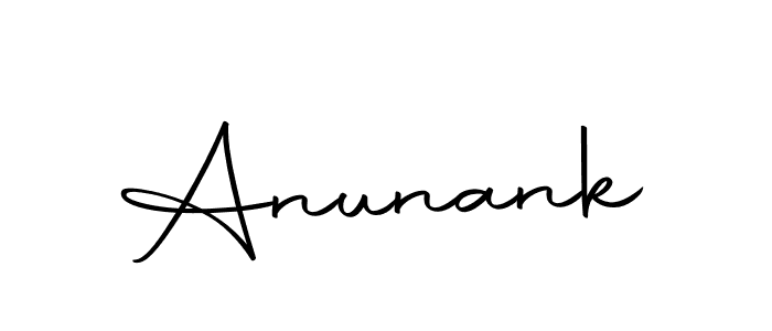 Design your own signature with our free online signature maker. With this signature software, you can create a handwritten (Autography-DOLnW) signature for name Anunank. Anunank signature style 10 images and pictures png