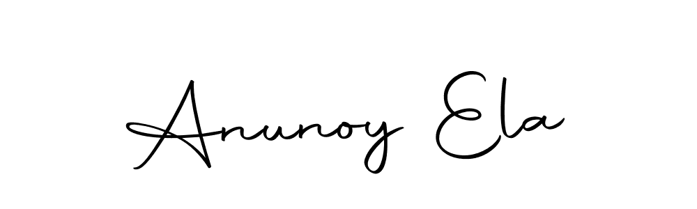 Make a short Anunoy Ela signature style. Manage your documents anywhere anytime using Autography-DOLnW. Create and add eSignatures, submit forms, share and send files easily. Anunoy Ela signature style 10 images and pictures png