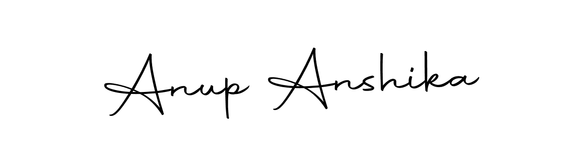 This is the best signature style for the Anup Anshika name. Also you like these signature font (Autography-DOLnW). Mix name signature. Anup Anshika signature style 10 images and pictures png