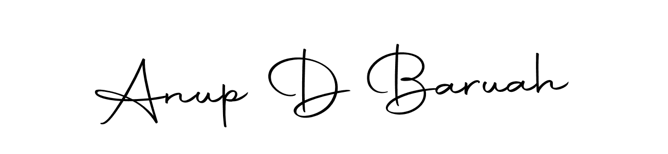 Also we have Anup D Baruah name is the best signature style. Create professional handwritten signature collection using Autography-DOLnW autograph style. Anup D Baruah signature style 10 images and pictures png
