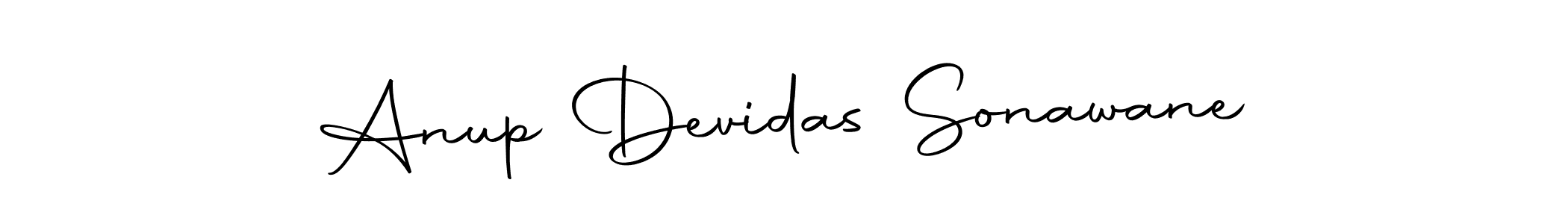 How to make Anup Devidas Sonawane name signature. Use Autography-DOLnW style for creating short signs online. This is the latest handwritten sign. Anup Devidas Sonawane signature style 10 images and pictures png