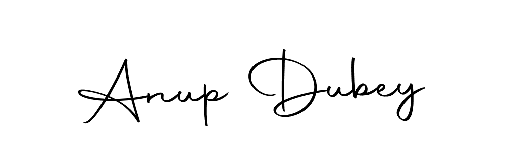 How to make Anup Dubey name signature. Use Autography-DOLnW style for creating short signs online. This is the latest handwritten sign. Anup Dubey signature style 10 images and pictures png
