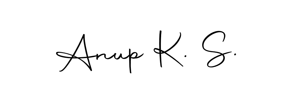 Create a beautiful signature design for name Anup K. S.. With this signature (Autography-DOLnW) fonts, you can make a handwritten signature for free. Anup K. S. signature style 10 images and pictures png