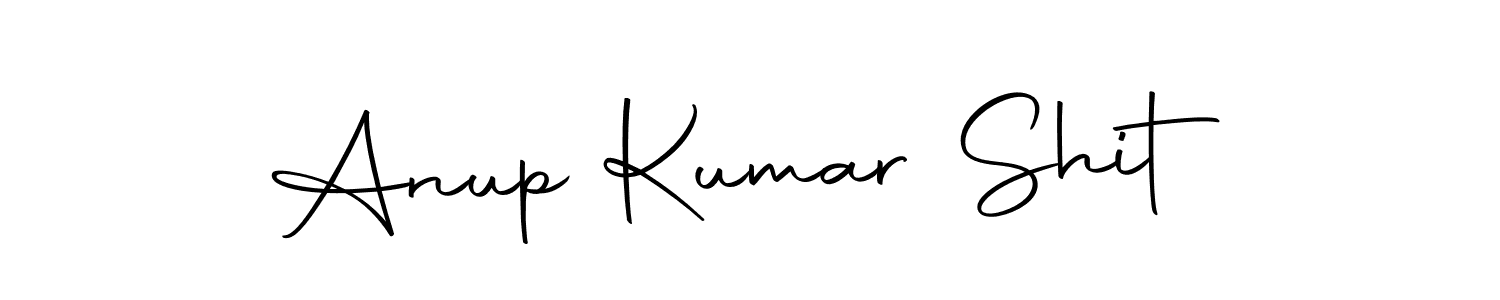 How to make Anup Kumar Shit name signature. Use Autography-DOLnW style for creating short signs online. This is the latest handwritten sign. Anup Kumar Shit signature style 10 images and pictures png