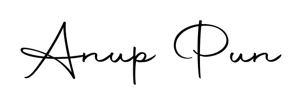 A timeless handwritten aesthetic for Anup Pun. The Autography-DOLnW font gives your signature a handcrafted feel with natural curves. Anup Pun signature style 10 images and pictures png