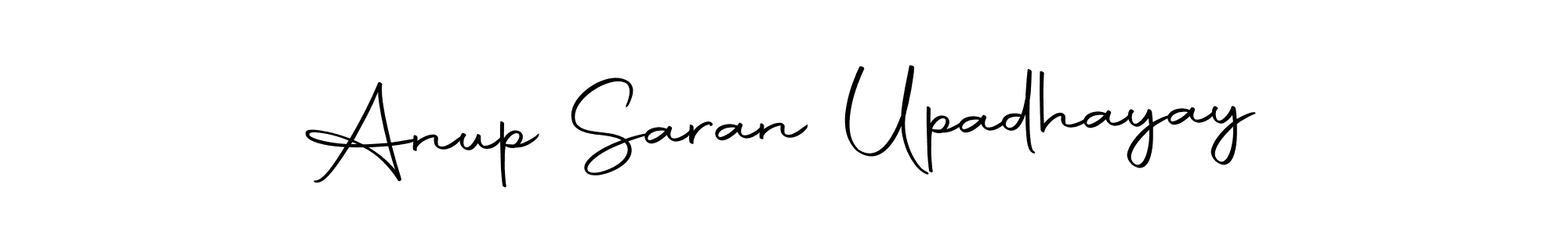 Anup Saran Upadhayay stylish signature style. Best Handwritten Sign (Autography-DOLnW) for my name. Handwritten Signature Collection Ideas for my name Anup Saran Upadhayay. Anup Saran Upadhayay signature style 10 images and pictures png