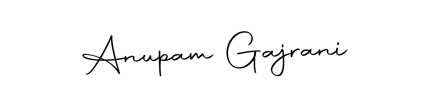 Make a beautiful signature design for name Anupam Gajrani. Use this online signature maker to create a handwritten signature for free. Anupam Gajrani signature style 10 images and pictures png