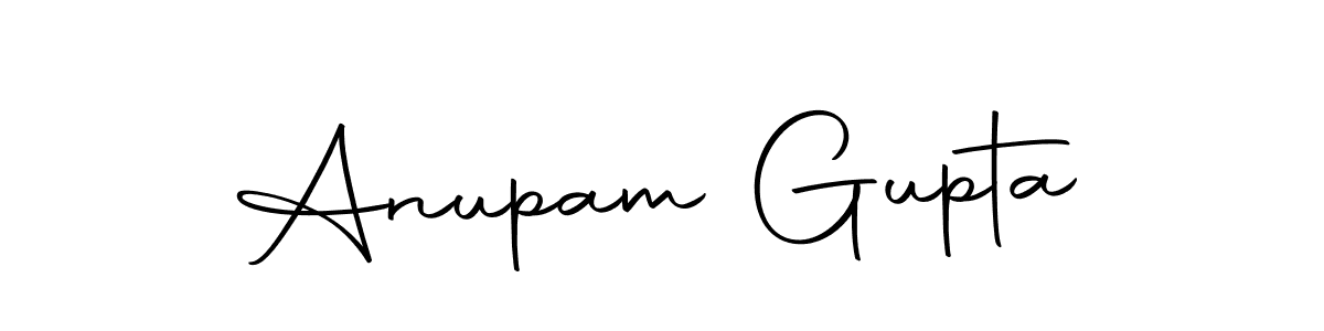 The best way (Autography-DOLnW) to make a short signature is to pick only two or three words in your name. The name Anupam Gupta include a total of six letters. For converting this name. Anupam Gupta signature style 10 images and pictures png