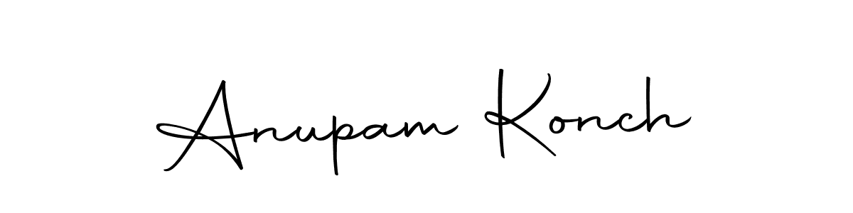 Design your own signature with our free online signature maker. With this signature software, you can create a handwritten (Autography-DOLnW) signature for name Anupam Konch. Anupam Konch signature style 10 images and pictures png