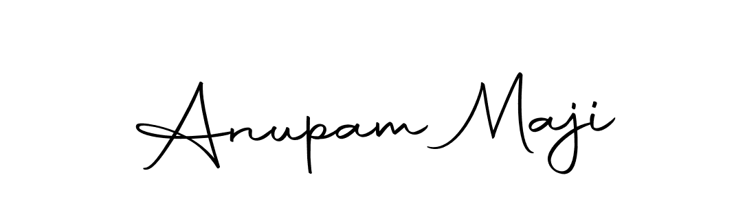 How to make Anupam Maji name signature. Use Autography-DOLnW style for creating short signs online. This is the latest handwritten sign. Anupam Maji signature style 10 images and pictures png