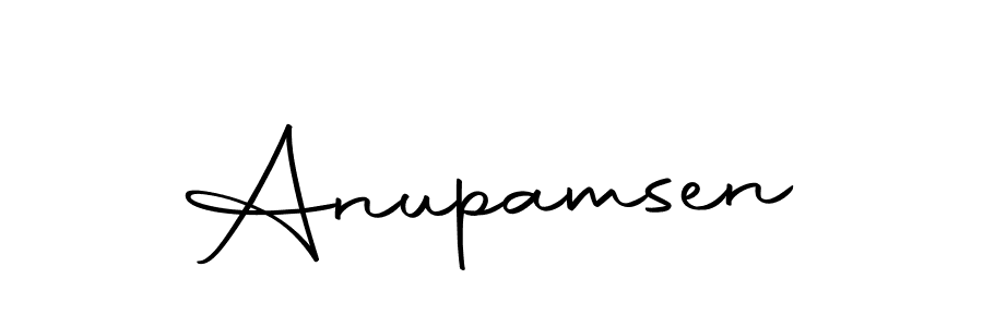 Design your own signature with our free online signature maker. With this signature software, you can create a handwritten (Autography-DOLnW) signature for name Anupamsen. Anupamsen signature style 10 images and pictures png