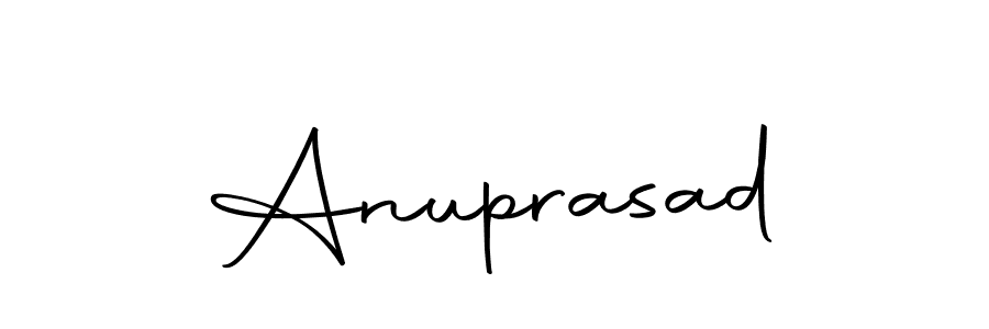 You should practise on your own different ways (Autography-DOLnW) to write your name (Anuprasad) in signature. don't let someone else do it for you. Anuprasad signature style 10 images and pictures png