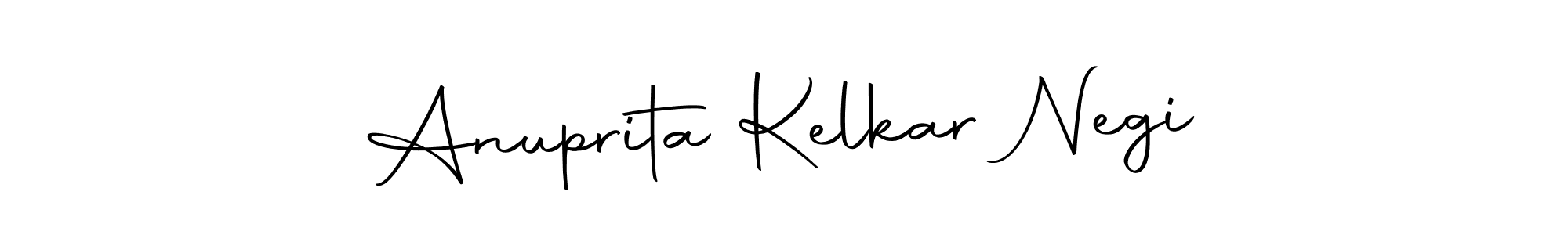 You can use this online signature creator to create a handwritten signature for the name Anuprita Kelkar Negi. This is the best online autograph maker. Anuprita Kelkar Negi signature style 10 images and pictures png