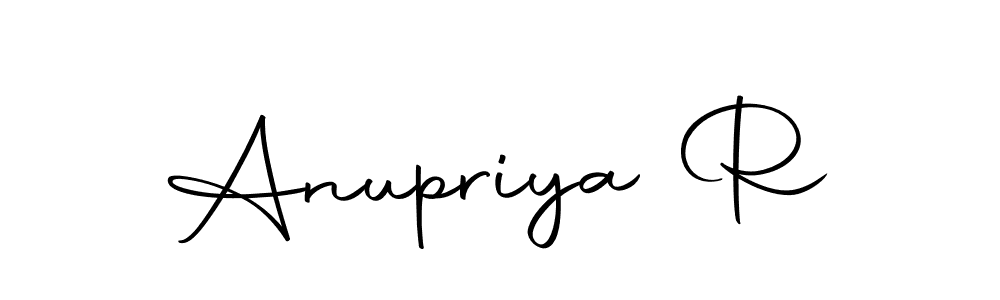 It looks lik you need a new signature style for name Anupriya R. Design unique handwritten (Autography-DOLnW) signature with our free signature maker in just a few clicks. Anupriya R signature style 10 images and pictures png