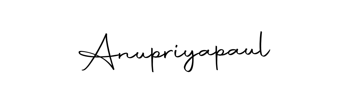 Make a beautiful signature design for name Anupriyapaul. Use this online signature maker to create a handwritten signature for free. Anupriyapaul signature style 10 images and pictures png