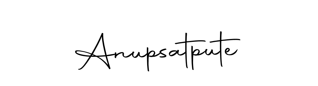 Here are the top 10 professional signature styles for the name Anupsatpute. These are the best autograph styles you can use for your name. Anupsatpute signature style 10 images and pictures png