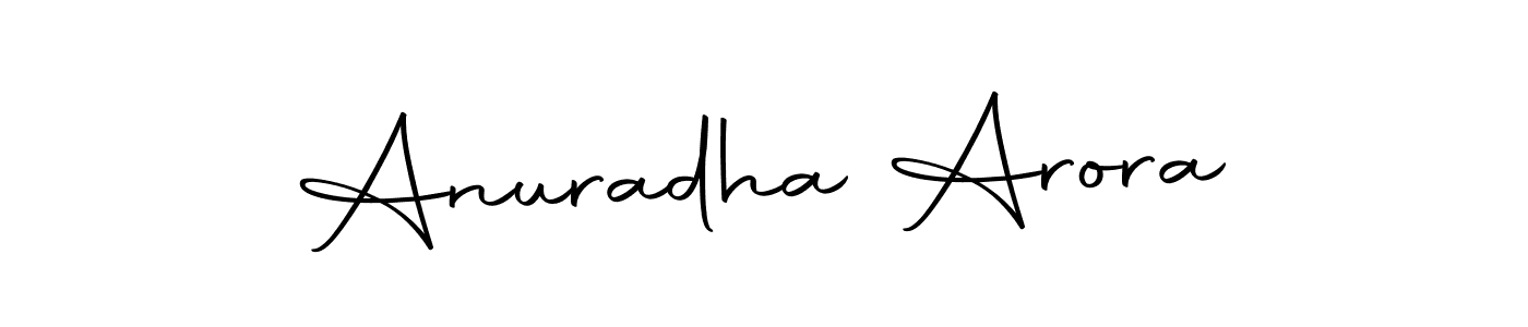 Use a signature maker to create a handwritten signature online. With this signature software, you can design (Autography-DOLnW) your own signature for name Anuradha Arora. Anuradha Arora signature style 10 images and pictures png