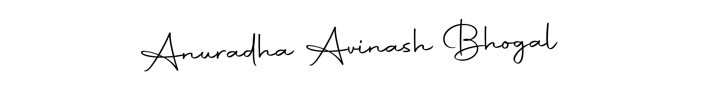 You should practise on your own different ways (Autography-DOLnW) to write your name (Anuradha Avinash Bhogal) in signature. don't let someone else do it for you. Anuradha Avinash Bhogal signature style 10 images and pictures png
