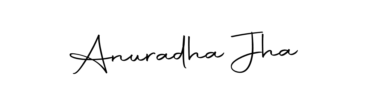 The best way (Autography-DOLnW) to make a short signature is to pick only two or three words in your name. The name Anuradha Jha include a total of six letters. For converting this name. Anuradha Jha signature style 10 images and pictures png