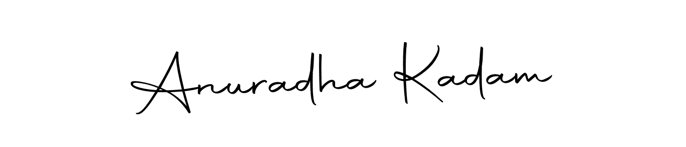 Make a short Anuradha Kadam signature style. Manage your documents anywhere anytime using Autography-DOLnW. Create and add eSignatures, submit forms, share and send files easily. Anuradha Kadam signature style 10 images and pictures png