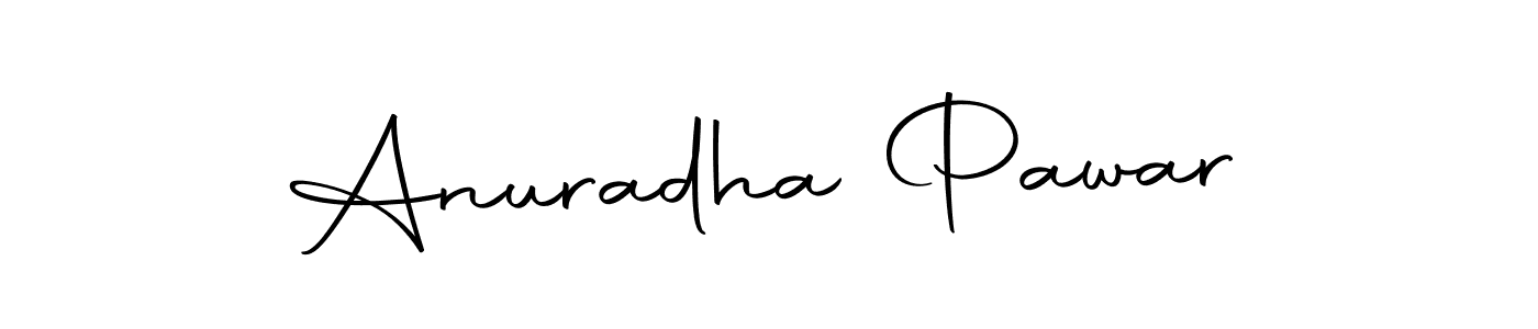How to make Anuradha Pawar name signature. Use Autography-DOLnW style for creating short signs online. This is the latest handwritten sign. Anuradha Pawar signature style 10 images and pictures png