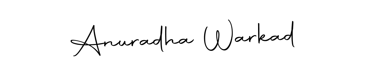 The best way (Autography-DOLnW) to make a short signature is to pick only two or three words in your name. The name Anuradha Warkad include a total of six letters. For converting this name. Anuradha Warkad signature style 10 images and pictures png