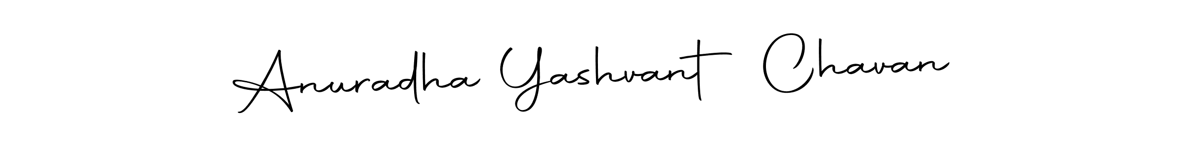 Create a beautiful signature design for name Anuradha Yashvant Chavan. With this signature (Autography-DOLnW) fonts, you can make a handwritten signature for free. Anuradha Yashvant Chavan signature style 10 images and pictures png