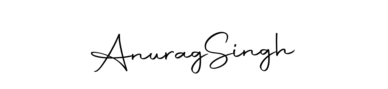 Create a beautiful signature design for name Anurag  Singh. With this signature (Autography-DOLnW) fonts, you can make a handwritten signature for free. Anurag  Singh signature style 10 images and pictures png