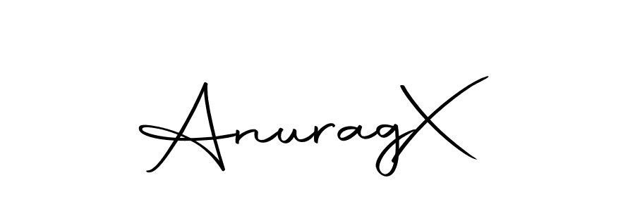 Anurag  X stylish signature style. Best Handwritten Sign (Autography-DOLnW) for my name. Handwritten Signature Collection Ideas for my name Anurag  X. Anurag  X signature style 10 images and pictures png