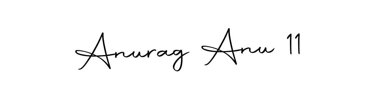 Create a beautiful signature design for name Anurag Anu 11. With this signature (Autography-DOLnW) fonts, you can make a handwritten signature for free. Anurag Anu 11 signature style 10 images and pictures png