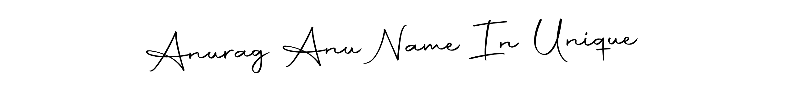 Design your own signature with our free online signature maker. With this signature software, you can create a handwritten (Autography-DOLnW) signature for name Anurag Anu Name In Unique. Anurag Anu Name In Unique signature style 10 images and pictures png