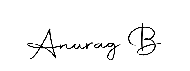 Create a beautiful signature design for name Anurag B. With this signature (Autography-DOLnW) fonts, you can make a handwritten signature for free. Anurag B signature style 10 images and pictures png