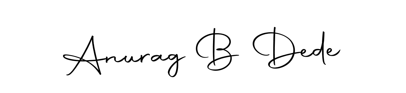 Use a signature maker to create a handwritten signature online. With this signature software, you can design (Autography-DOLnW) your own signature for name Anurag B Dede. Anurag B Dede signature style 10 images and pictures png