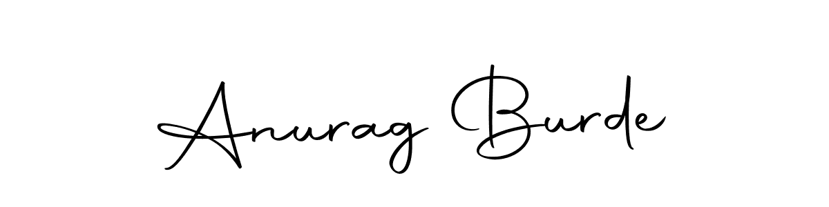 Make a short Anurag Burde signature style. Manage your documents anywhere anytime using Autography-DOLnW. Create and add eSignatures, submit forms, share and send files easily. Anurag Burde signature style 10 images and pictures png