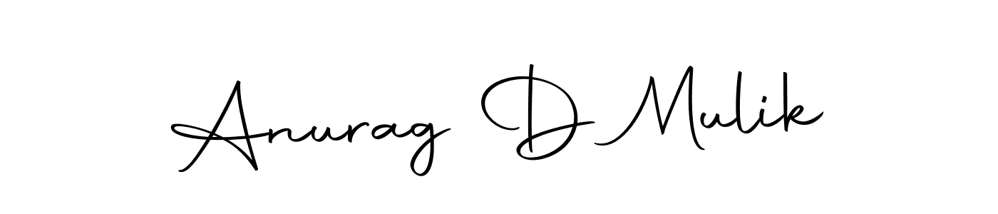 Anurag D Mulik stylish signature style. Best Handwritten Sign (Autography-DOLnW) for my name. Handwritten Signature Collection Ideas for my name Anurag D Mulik. Anurag D Mulik signature style 10 images and pictures png