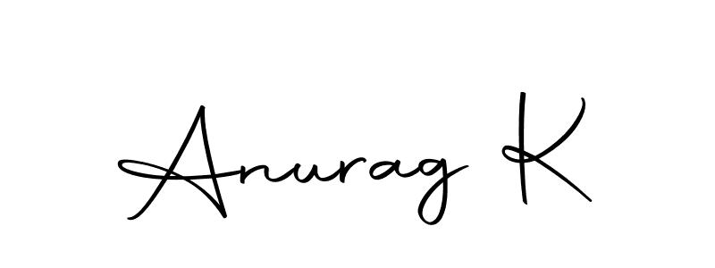 Here are the top 10 professional signature styles for the name Anurag K. These are the best autograph styles you can use for your name. Anurag K signature style 10 images and pictures png